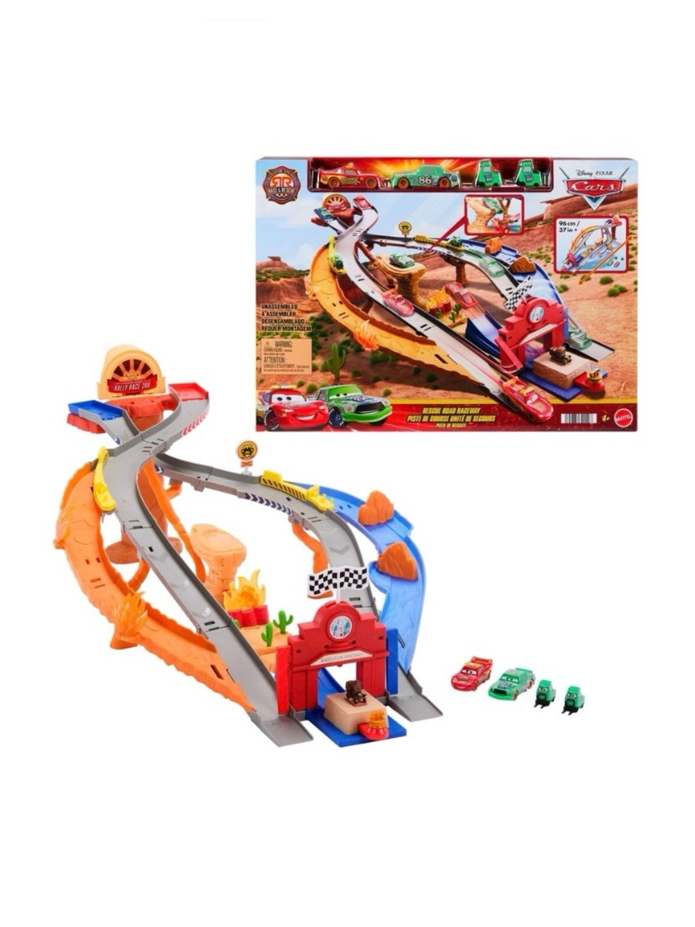 NIB. Disney Cars Rescue Road Raceway